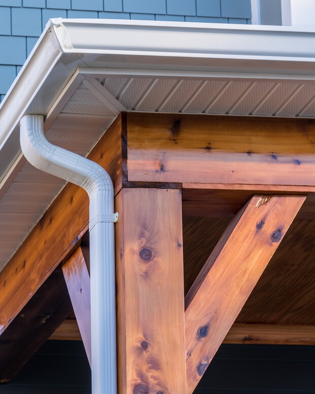 new gutters vertical